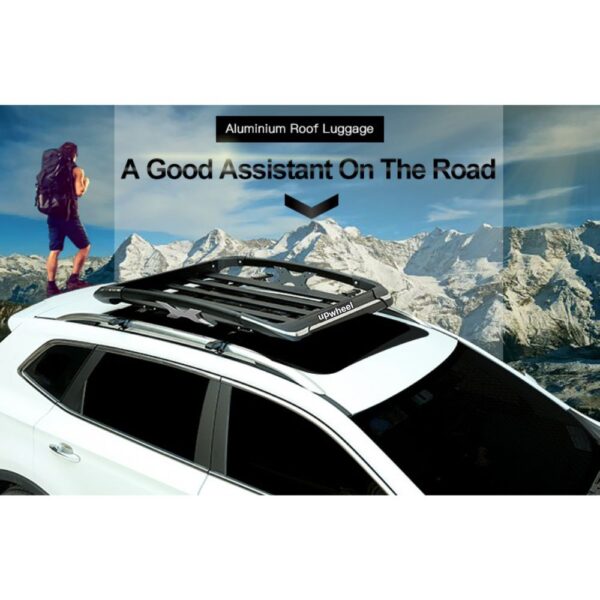 UPWHEEL- CAR ROOF RACK/ CAR ROOF TOP  LUGGAGE CARRIER  TRAY, Platform Including U-bolts - Image 11