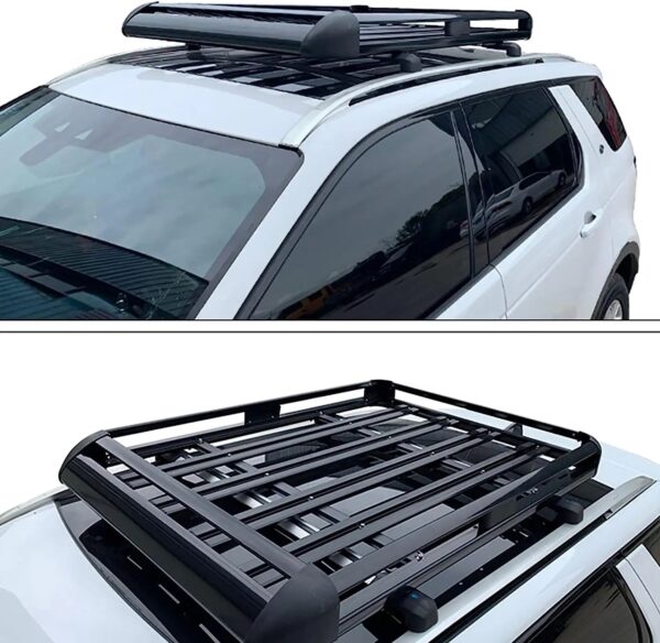 CAR ROOF RACK BASKET / CAR ROOF TOP LUGGAGE CARRIER including U-bolts - Image 4
