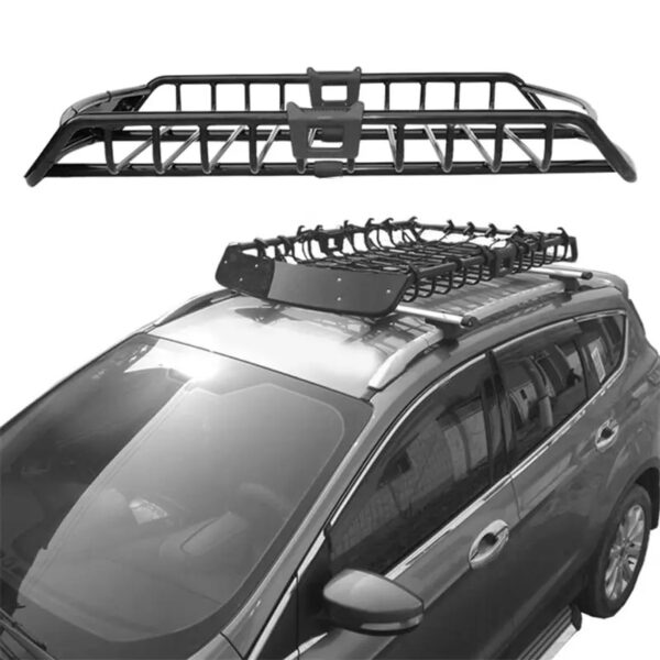 OUT ROAMER CAR ROOF RACK/ CAR ROOF TOP  BASKET, LUGGAGE CARRIER  TRAY,  U-bolts included - Image 8