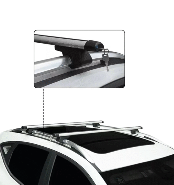 Roof Racks for Toyota Kluger CVX/Grande 5 Door SUV Oct 2003 - Jul 2007 (Raised Rails) - Image 2