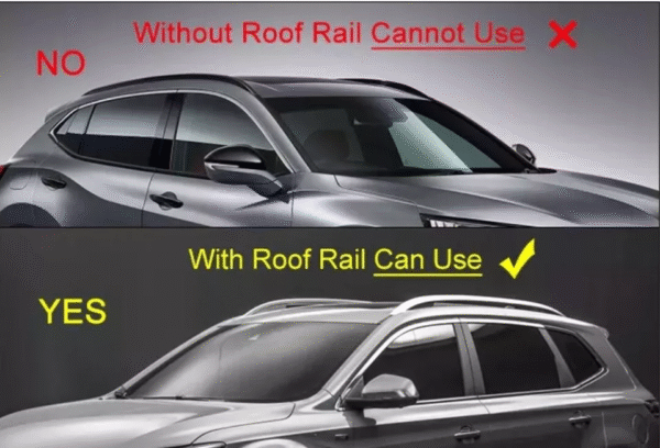 Roof Racks for Toyota Kluger CVX/Grande 5 Door SUV Oct 2003 - Jul 2007 (Raised Rails) - Image 3